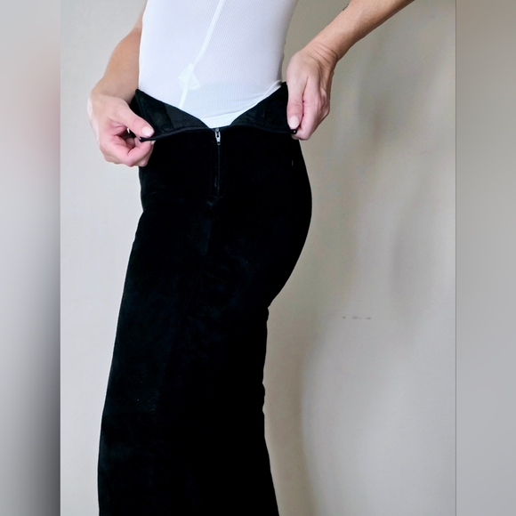 Danier Genuine Suede Leather Pants - Picture 1 of 3